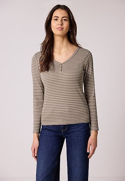 STREET ONE Langarmshirt im soften Baumwoll-Mix günstig online kaufen