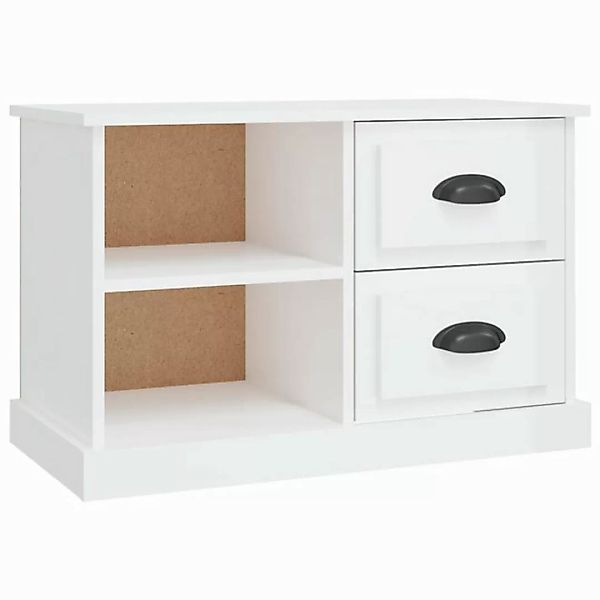 vidaXL TV-Schrank TV-Schrank Hochglanz-Weiß 73x35,5x47,5 cm Spanplatte günstig online kaufen