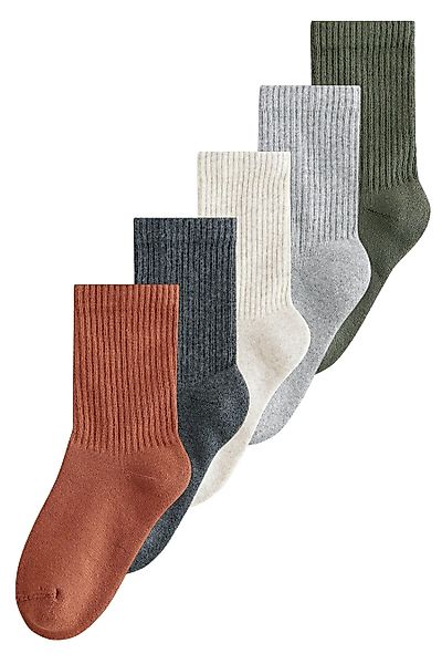 Next Basicsocken Gerippte Socken im 5er-Pack günstig online kaufen