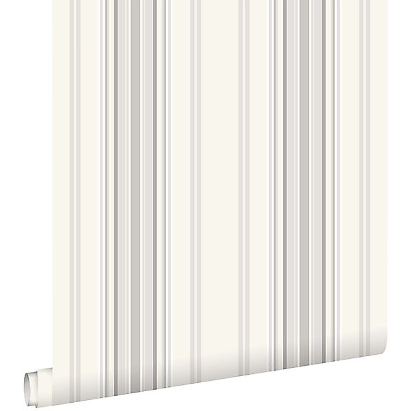 ESTAhome Tapete Streifen Grau und Beige 53 cm x 10,05 m 138805 günstig online kaufen