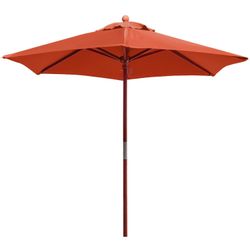 anndora-sonnenschirm Sonnenschirm 2,1m Balkonschirm Landhausschirm rund, günstig online kaufen