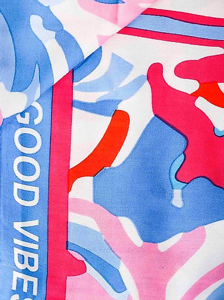 Zwillingsherz Modetuch "Blumentraum", mit Blüten und Tasseln günstig online kaufen