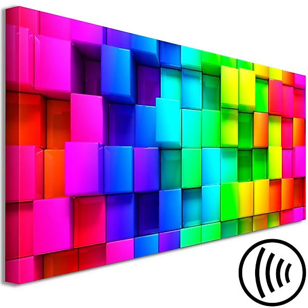Wandbild Colourful Cubes (1 Part) Narrow XXL günstig online kaufen