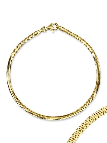 Antares Gold Goldarmband Fischgrätenarmband 14K Gold – 19 cm, 2,6 mm, Hellg günstig online kaufen