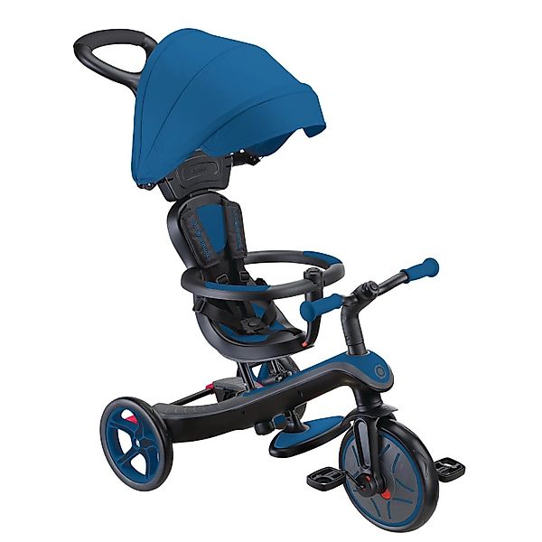 Globber Explorer Trike 4in1 Kinderwagen Dreirad und Laufrad 10/8,5 Zoll TPR günstig online kaufen