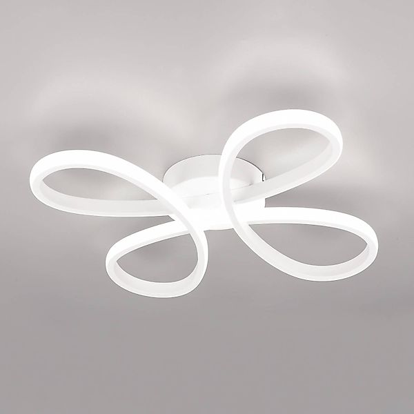 LED-Deckenleuchte Fly, weiß matt, 4.000 K, 40 cm x 40 cm günstig online kaufen