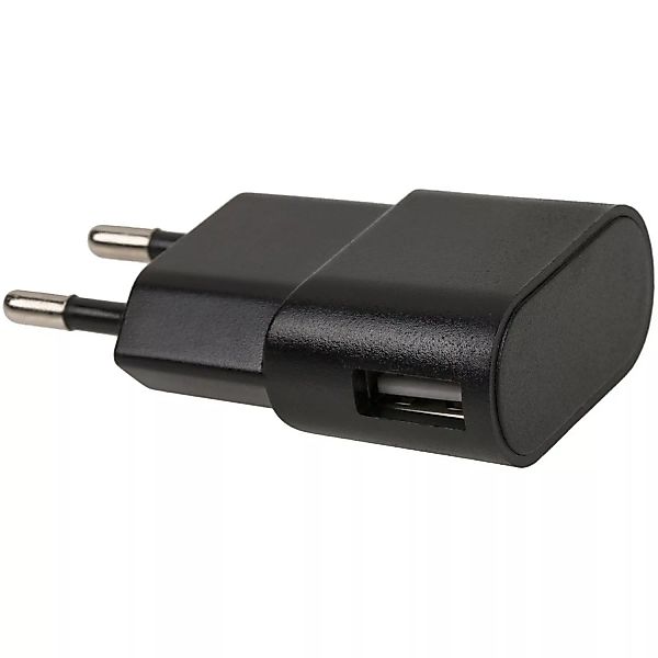 USB-Ladeadapter für 230 V Steckdose Schwarz günstig online kaufen