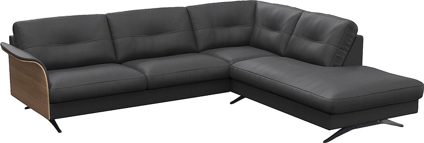 FLEXLUX Ecksofa »Glow, super bequem durch hochwertigem Sitzaufbau mit Feder günstig online kaufen