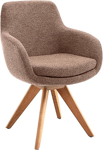 Musterring Esszimmerstuhl "Tavia", (Set), 2 St., Chenille, Stativgestell Ei günstig online kaufen