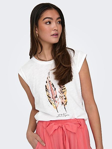 ONLY Kurzarmshirt FEEL/FEATHERS TOP BOX CS günstig online kaufen