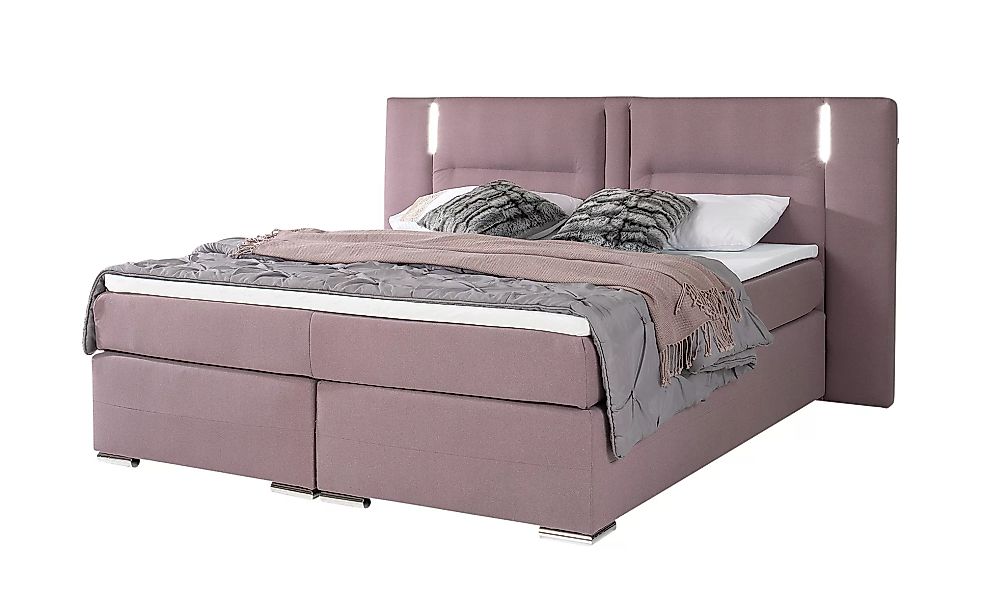 Boxspringbett  Aston ¦ rosa/pink ¦ Maße (cm): B: 213 H: 120 Betten > Boxspr günstig online kaufen