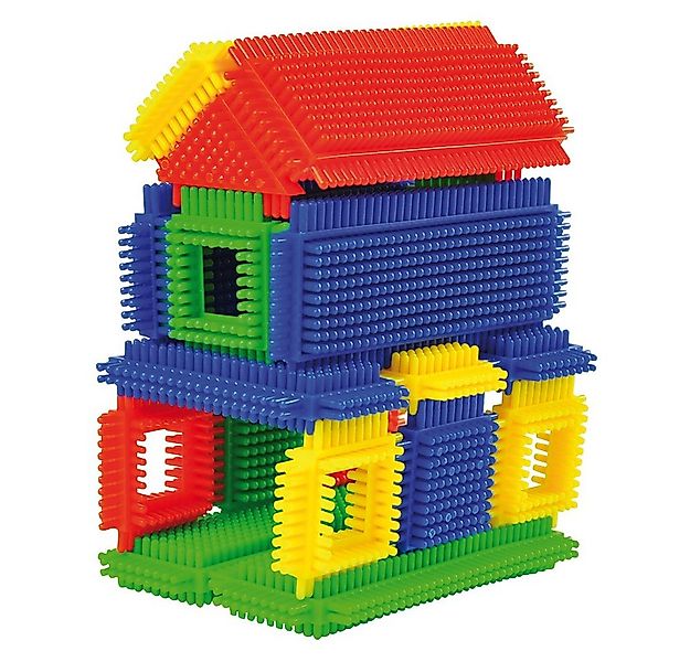 EDUPLAY Lernspielzeug Noppen Bausteine aus Kunststoff 108 Teile mit Aufbewa günstig online kaufen