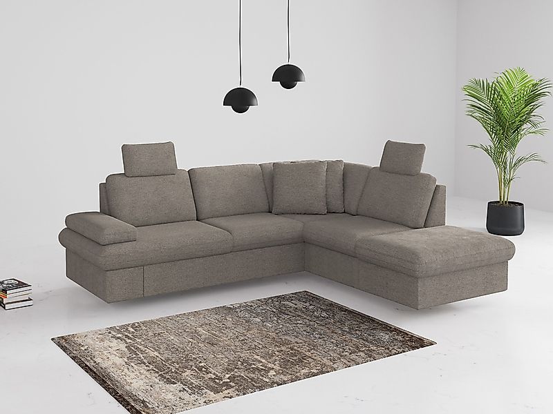 sit&more Ecksofa "Moreno", mit Armteilverstellung,wahlweise mit Bettfunktio günstig online kaufen