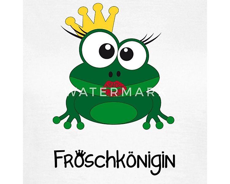 Spreadshirt T-Shirt Froschkönigin Kostüm Märchen Karneval Frauen T-Shirt (1 günstig online kaufen