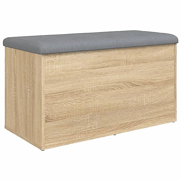 vidaXL Sitzbank mit Stauraum Sonoma-Eiche 82x42x45 cm Holzwerkstoff Modell günstig online kaufen