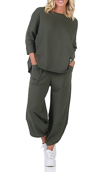 simaranda Jogginganzug Damen Jogginganzug 6172 36-42 Oliv günstig online kaufen