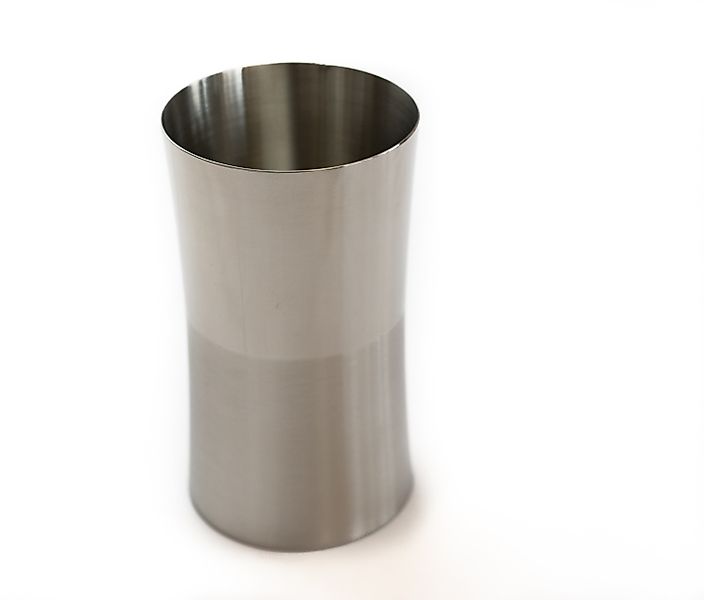 Bagnoxx Zahnputzbecher, (1-St), Zahnputzbecher Edelstahl Grau günstig online kaufen