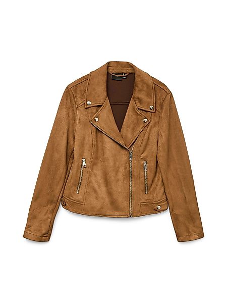 Vero Moda Lederjacke Stylische Reißverschluss-Bikerjacke im günstig online kaufen
