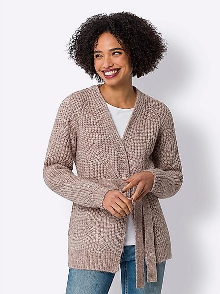 heine Strickjacke Strickjacke Langarm Ajour, Feinstrick günstig online kaufen
