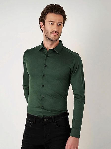 DESOTO Langarmhemd "Casual Kent 1/1", Mit Rundhalsausschnitt günstig online kaufen