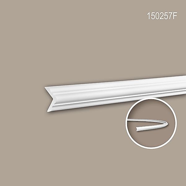 PROFHOME 150257F Flexible Eckleiste Stuckleiste aus Flexiblem Polyurethan 2 günstig online kaufen