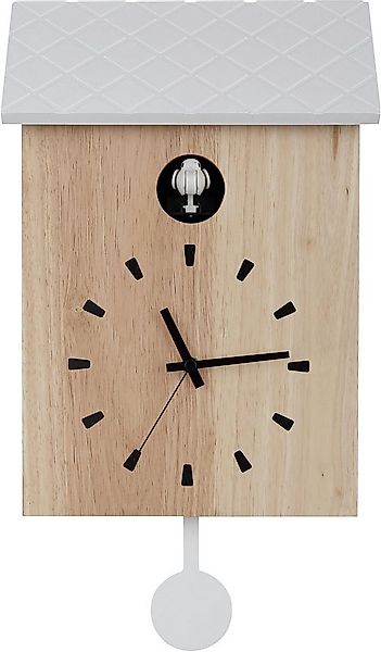 GLOBO LIGHTING Dekolicht CLOCKY, ohne Leuchtmittel, Uhr/Holz/Zeiger und Zif günstig online kaufen