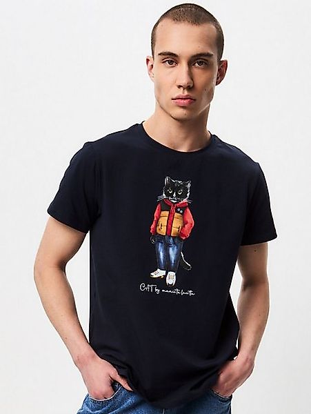 CAT by maniita lacitta Kurzarmshirt T-Shirt SPORT CASUAL CAT (1-tlg) mit mo günstig online kaufen