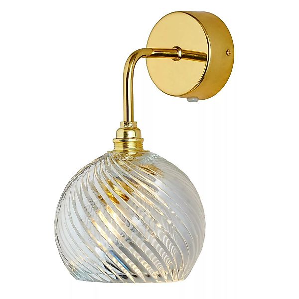 EBB & FLOW Rowan Wandlampe gold/crystal Ø 15,5 cm günstig online kaufen