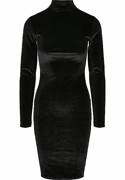URBAN CLASSICS Shirtkleid "Urban Classics Damen Ladies Velvet Turtle Neck D günstig online kaufen