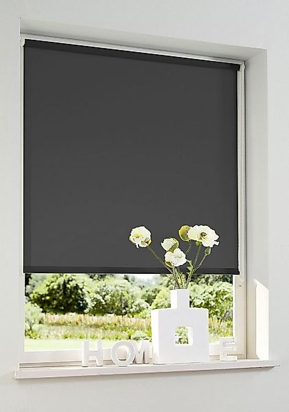 Seitenzugrollo Themse-Uni, my home, Lichtschutz, ohne Bohren, freihängend, günstig online kaufen