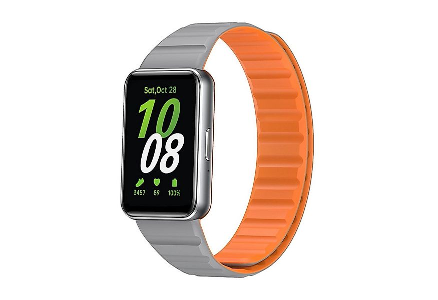 Wigento Smartwatch-Armband Für Samsung Galaxy Fit 3 Design Magnet Verschlus günstig online kaufen