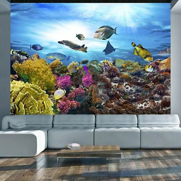 artgeist Fototapete Coral reef mehrfarbig Gr. 100 x 70 günstig online kaufen