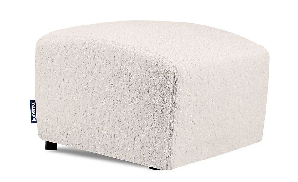 KONSIMO Hocker   ¦ creme ¦ Maße (cm): B: 60 H: 45 Polstermöbel > Hocker - H günstig online kaufen