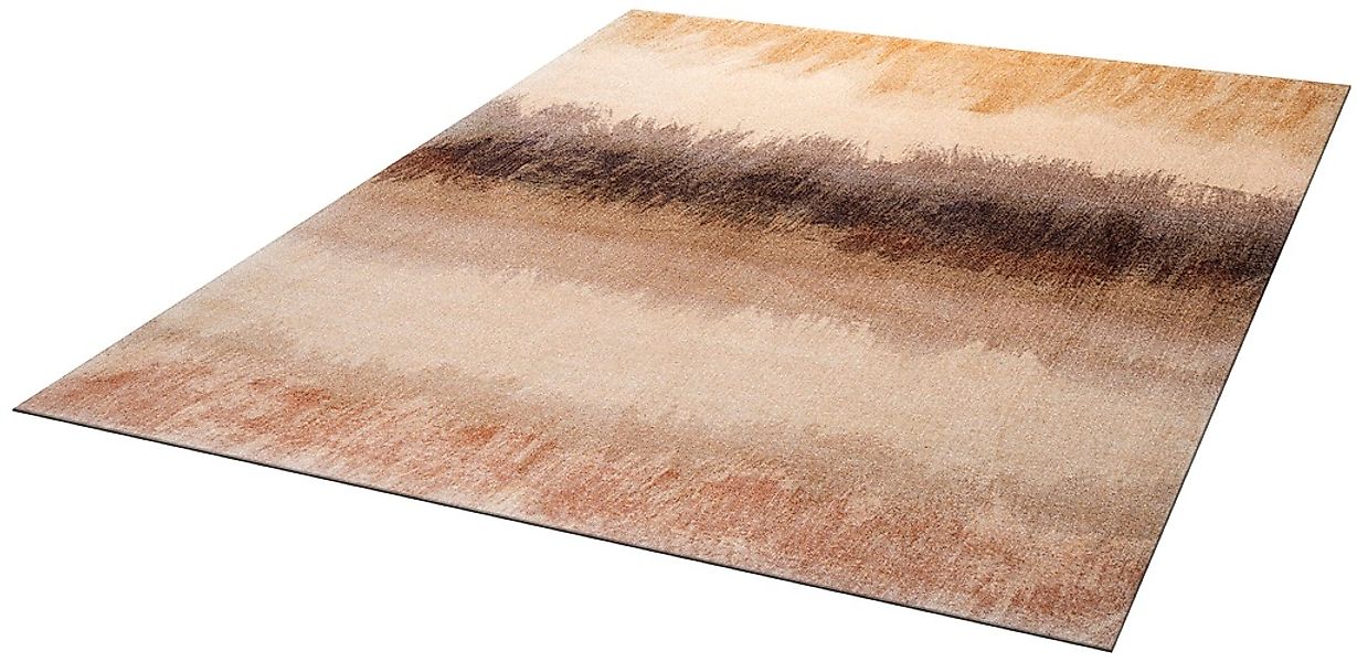 wash+dry by Kleen-Tex Teppich "Bronze Bands" rechteckig 9 mm Höhe günstig online kaufen