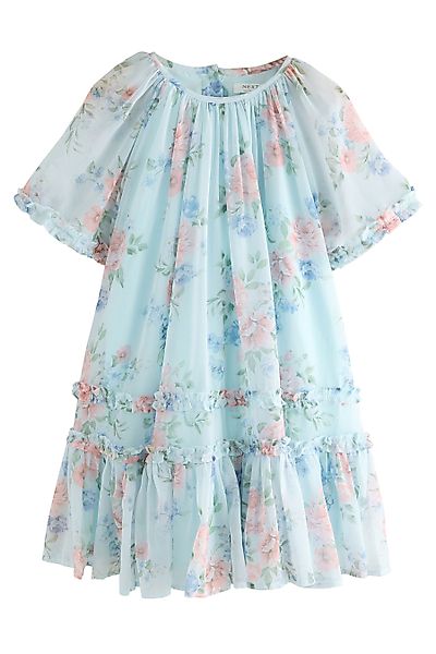Next Chiffonkleid Chiffonkleid mit Engelärmeln (1-tlg) günstig online kaufen