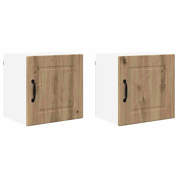 vidaXL Küchenwandschrank mit Regal 2 Stk Artisan-Eiche 40 x 31 x 40 cm 8852 günstig online kaufen