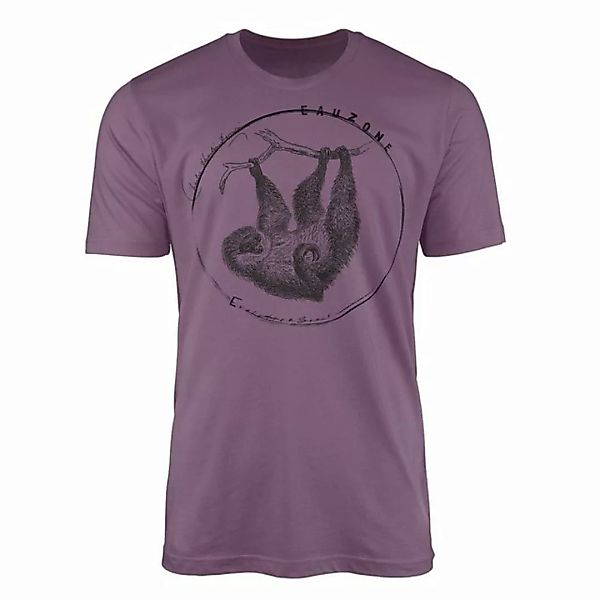 Sinus Art T-Shirt Evolution Herren T-Shirt Faultier günstig online kaufen