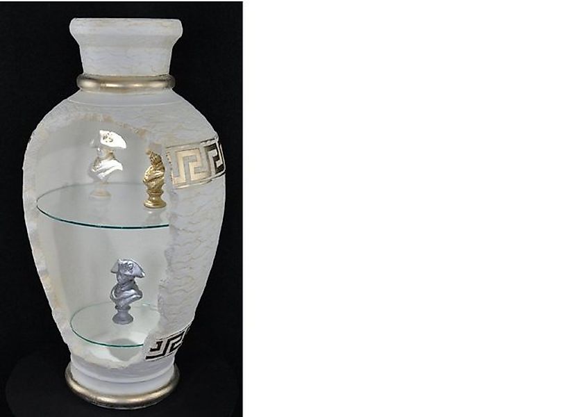 JVmoebel Vitrine Design Bar Vasenbar Regal Glas Leuchte Vase Schrank Vitrin günstig online kaufen