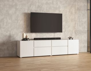 INOSIGN Lowboard Metric,Breite 195cm, grifflose Lowboard günstig online kaufen