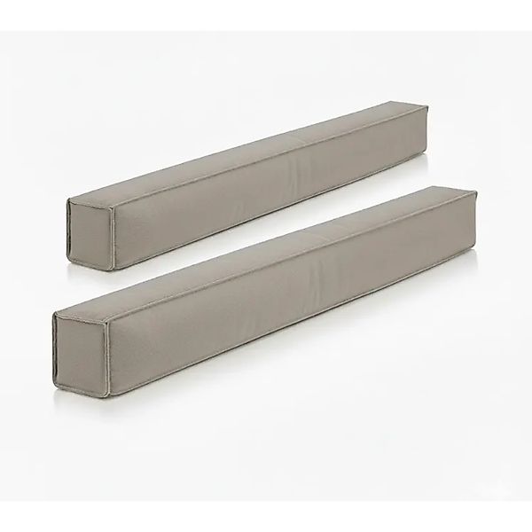 Beautissu Marin MM Zugluftstopper 6,5x80cm Hellgrau 2tlg günstig online kaufen