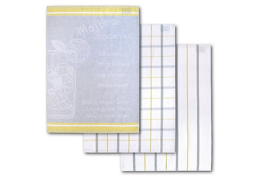 Dyckhoff Geschirrtuch Mojito, mit 3 verschiedenen Motiven, mit Mojito COCKT günstig online kaufen