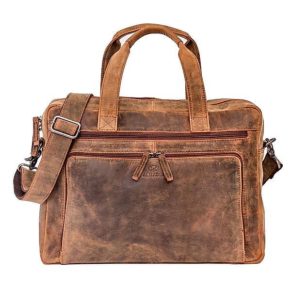 ALMADIH Businesstasche Leder Businesstasche BRUNO Ledertasche günstig online kaufen