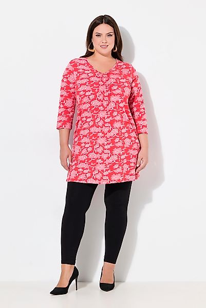 Ulla Popken Longshirt Longshirt Biesen A-Linie günstig online kaufen
