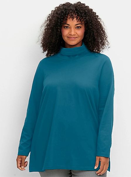 Sheego Rollkragenshirt "Rollkragenshirt" 1 Stk. günstig online kaufen
