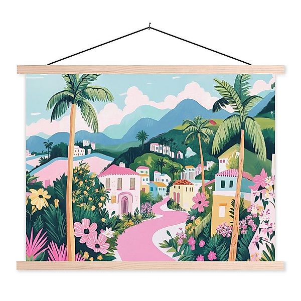 MuchoWow Poster Bunt - Häuser - günstig online kaufen