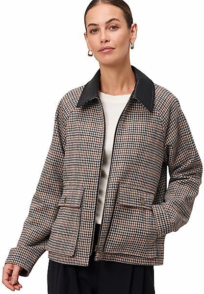 Zero Fieldjacket "Damen kariert mit Klappentaschen" günstig online kaufen