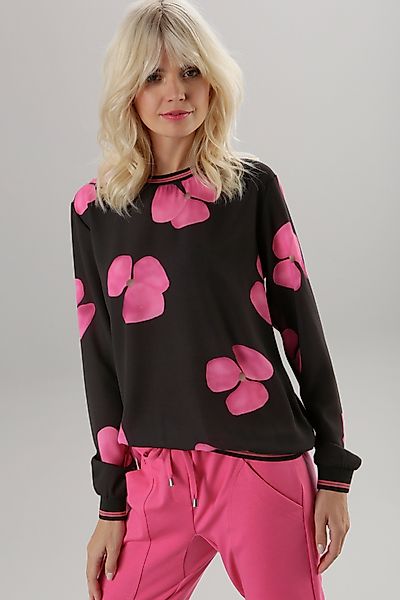 Aniston SELECTED Schlupfbluse mit Blütendruck und günstig online kaufen