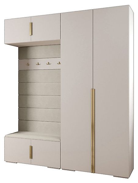 ABIKS MÖBEL Kompaktgarderobe INOVA 1 SATZ 18 Möbelset, Garderobe mit Kleide günstig online kaufen