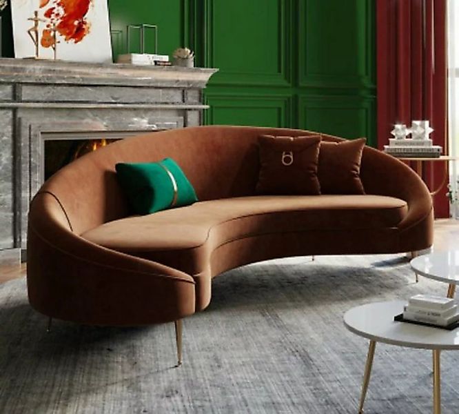 JVmoebel Sofa, Halbrundes Sofa luxus Möbel günstig online kaufen