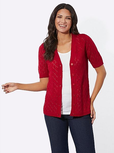 Sieh an! Strickjacke Ajourstrickjacke . günstig online kaufen